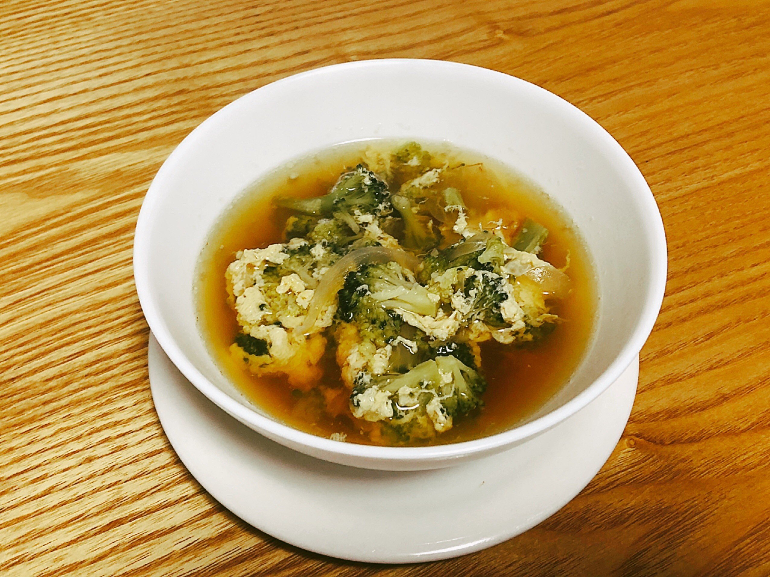 ブロッコリーと玉ねぎのスープ